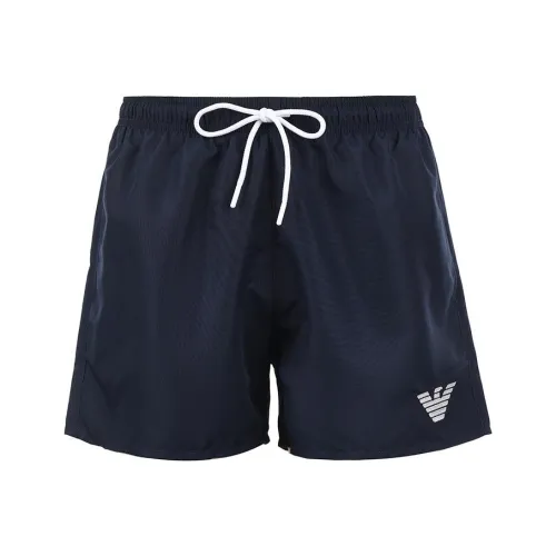 EMPORIO ARMANI Повседневные шорты Мужские Темно-синие