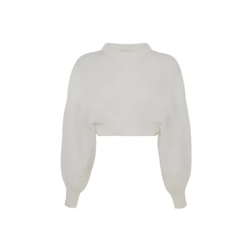Alexander McQueen FW22 Свитер Женский Белый