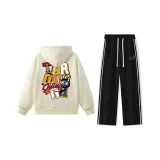 Хаки Свитшот + D619 Черные Штаны