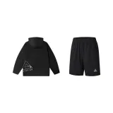 Чёрный (Шорты + Пальто)