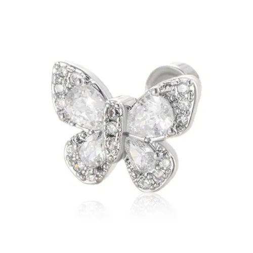 KwOnline Титановые и стальные серьги-гвоздики для женщин