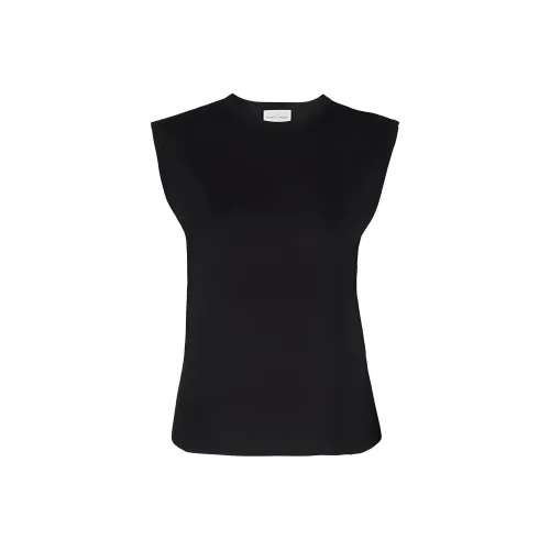Loulou De Saison Черные Женские Майки
