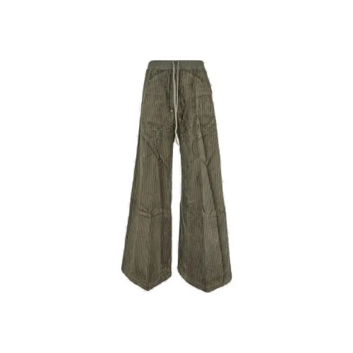 Rick Owens DRKSHDW Повседневные брюки Мужские Зеленые