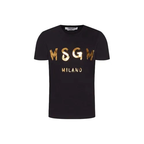 MSGM Черные Женские Футболки