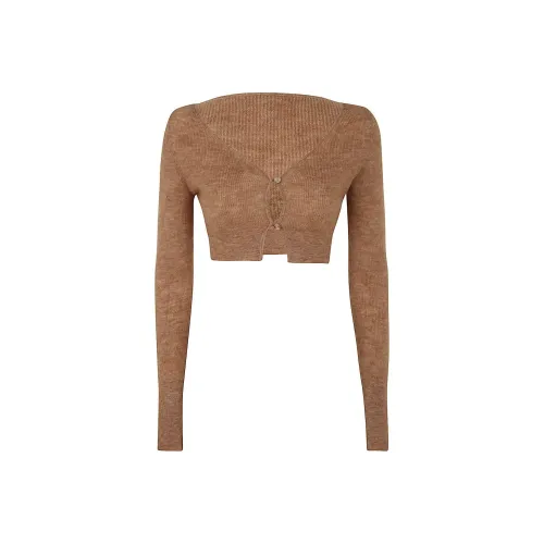 Jacquemus FW22 Трикотаж Женский Коричневый