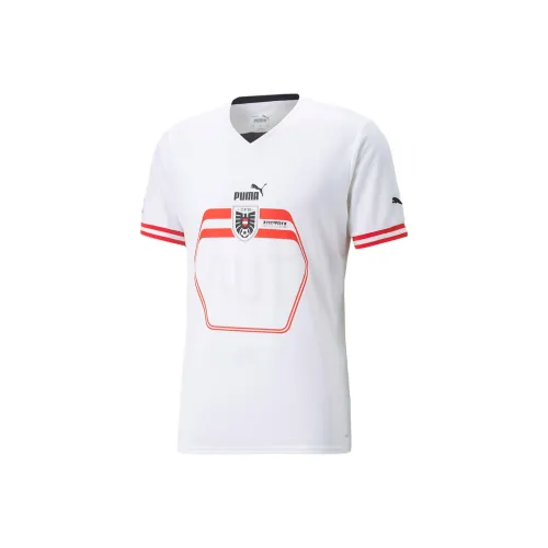 PUMA Белый Мужской Футбольный Джерси