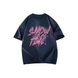 [100% хлопок/Дышащий] Темно-синий