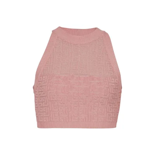 BALMAIN SS24 Майка Женская Розовая