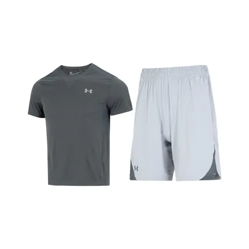 Under Armour Серый + Светло-Серый Мужская Повседневная Спортивная Одежда