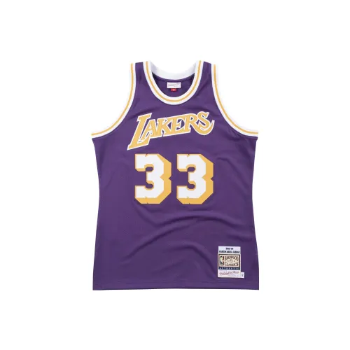 Mitchell Ness Фиолетовый Мужская баскетбольная футболка