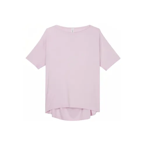 lululemon Back in Action Рукав с оборванным плечом T-рубашка Женская