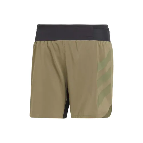 Adidas Agravic Трейл Шорты Спортивные шорты Мужские Оливково-зеленый