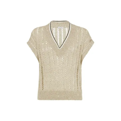 Brunello Cucinelli Бежевые Женские Рубашки T