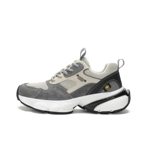 JEEP SPIRIT Низкий топ толстая подошва кроссовки мужские Time серый