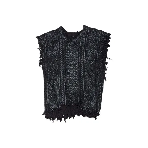 R13 SS24 Майка Женская Черная