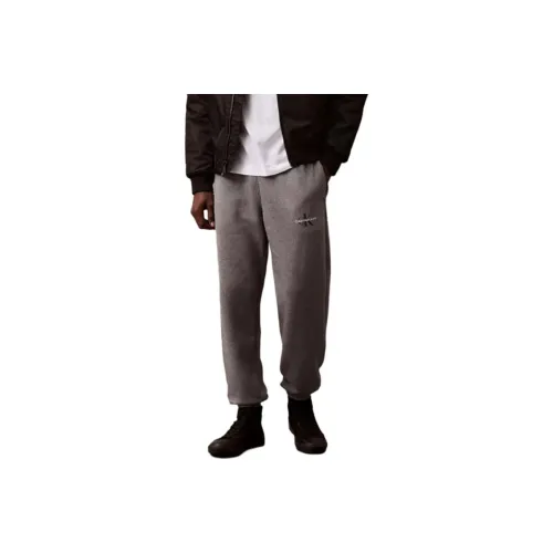 CALVIN KLEIN Повседневные брюки Мужские Средне-серые