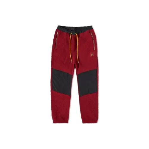 JORDAN Red Men's Casual Pants Джордан Красный Мужские Повседневные Брюки