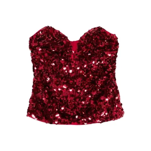 Self Портрет Майка Женская Красная