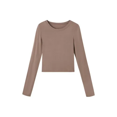 Henny Rue T-Shirt Женская Кофейного цвета