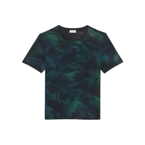 SAINT LAURENT T-рубашка Женская Зеленая