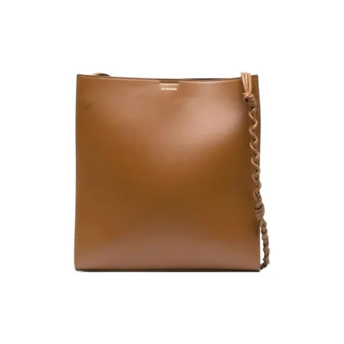 JIL SANDER Телячья кожа Сумка через плечо Сумка на плечо Женская Коричневая