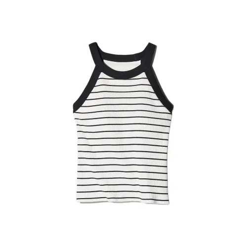 UNIQLO Сливочный Женские Майки