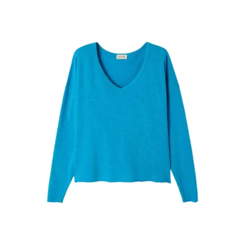 AMERICAN VINTAGE A.M T-рубашка Женская Небесно-голубая