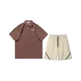 Верблюжий Короткий рукав + Абрикосовые шорты