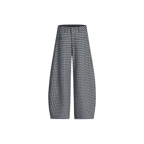 COMOWA Повседневные брюки Унисекс Американская клетка