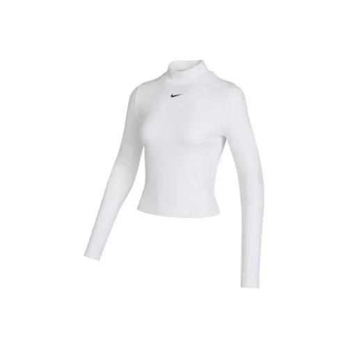 NIKE Белые Женские Короткие Топы