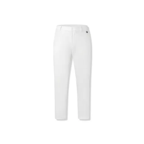 FILA GOLF серия Нефритовый Белый WT Мужские Повседневные Штаны