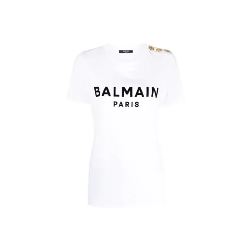 BALMAIN Белые Женские Футболки