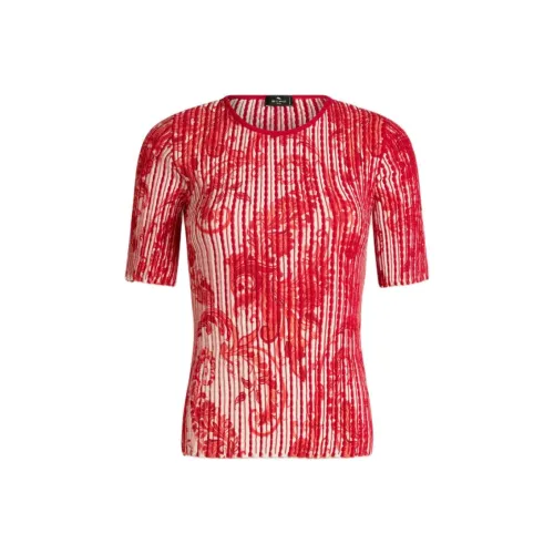 ETRO Женские рубашки T красного цвета