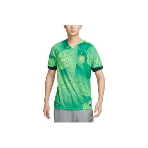 Nike T-Shirt Мужской Ярко-Зеленый