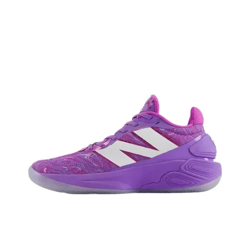 New Balance Two WXY V5 Амортизация Низкий Топ Баскетбольные Кроссовки Унисекс Фиолетовый