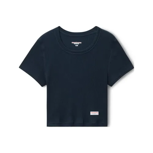 alexander wang Bodywear series Темно-синий Женские футболки