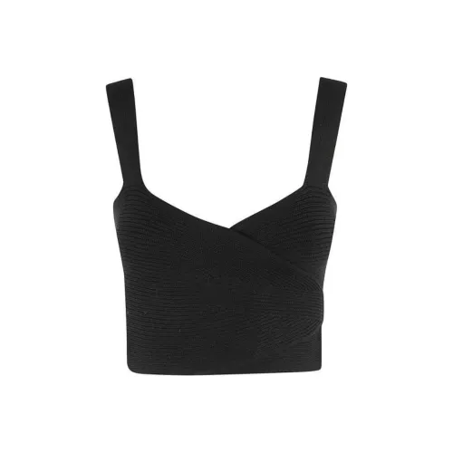 Loulou De Saison Черные Женские Майки