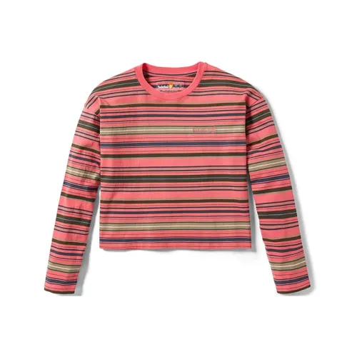 TIMBERLAND Перламутрово-розовый Женские короткие топы