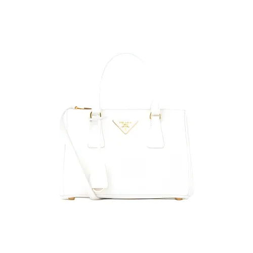 PRADA Кожа Сумка для покупок Сумка Мини Унисекс Белый