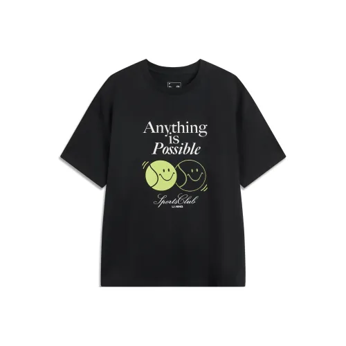 LINING Sports Trend Series T-Shirt Женская Черная