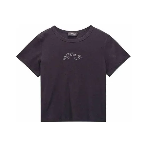 Ed Hardy Черные Женские Футболки