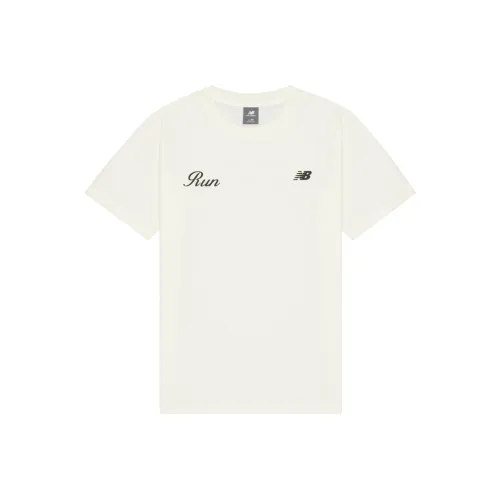 New Balance совместная футболка T Мужская Айвори Белый