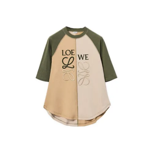 LOEWE Хаки зеленый Женские футболки
