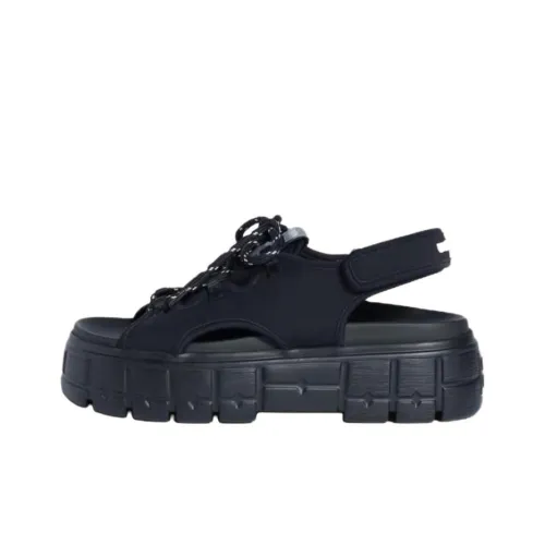 MIU MIU One Ремешок Сандалии Женские Черные