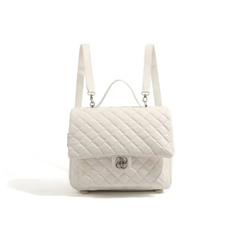 Jade En Plus ПУ (полиуретан) Рюкзак Стандартный Женский Молочный Белый Принцесса Розовый