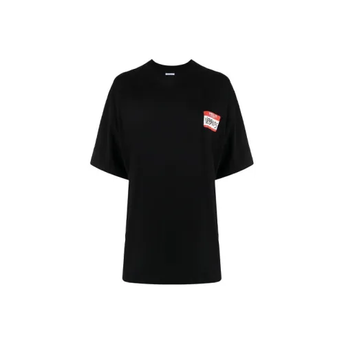 Vetements Черные Женские Футболки