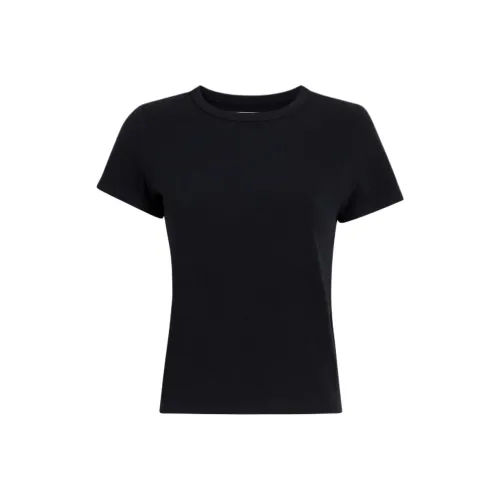 KHAITE T-рубашка Женская Выстиранный Черный Выстиранный Черный