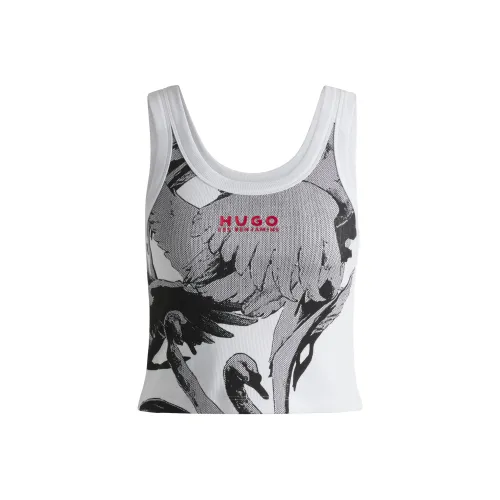 HUGO BOSS Белые Женские Майки