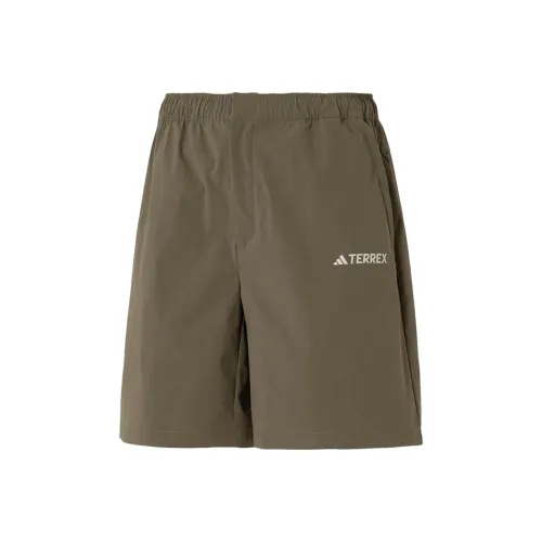 Adidas Terre Повседневные шорты Мужские Зеленые