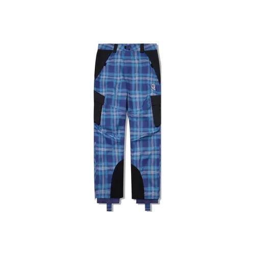 LINING x BILLIONAIRE BOYS CLUB Повседневные брюки Мужские Сумеречный Синий С принтом по всей поверхности